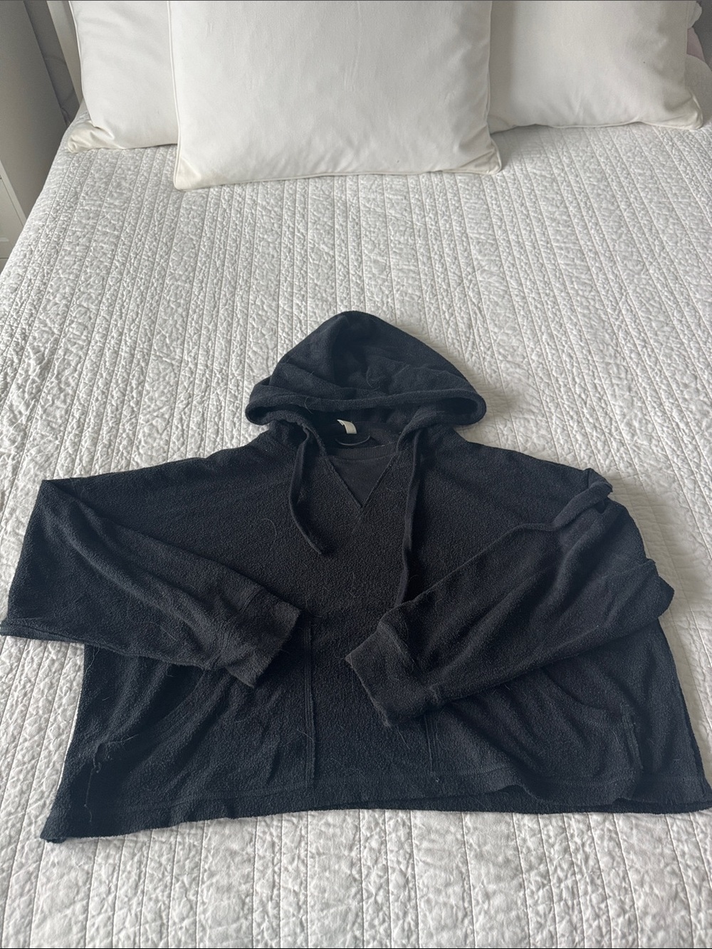 FP Movement by Free People Black Hooded Pullover Sweatshirt